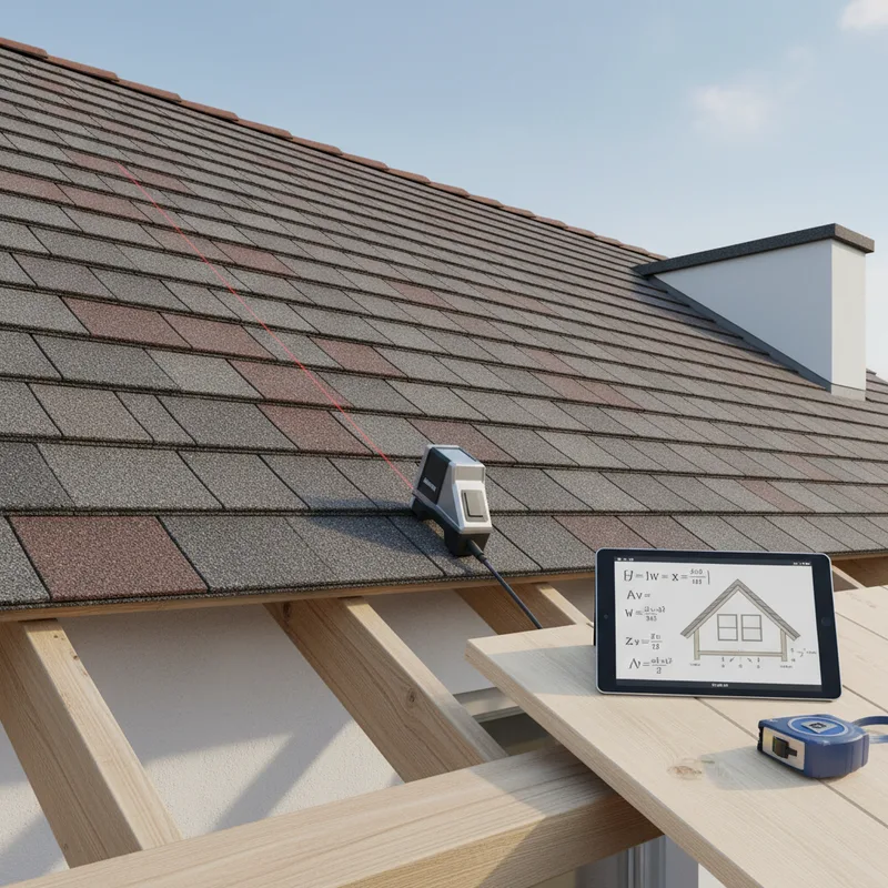 Calculer la surface d'une toiture : formules par type de toit