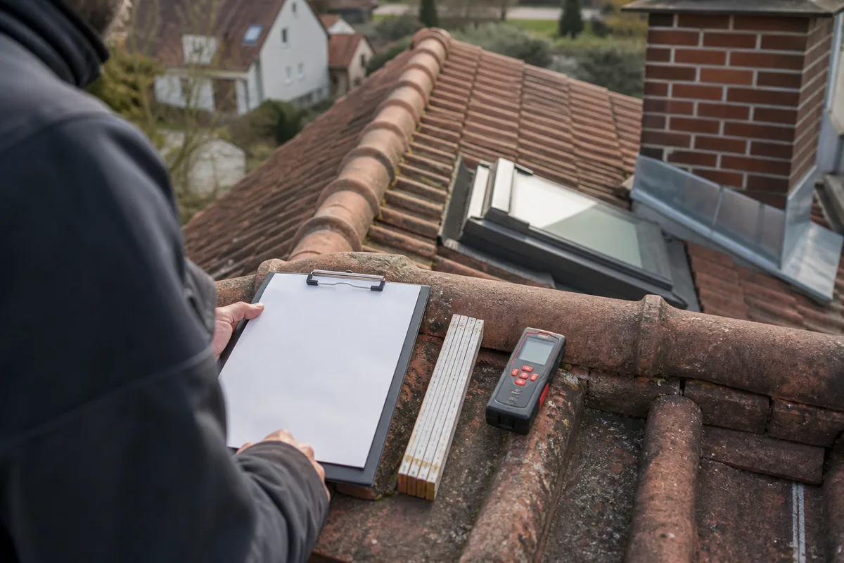 Métré de toiture : surfaces, linéaires, points singuliers
